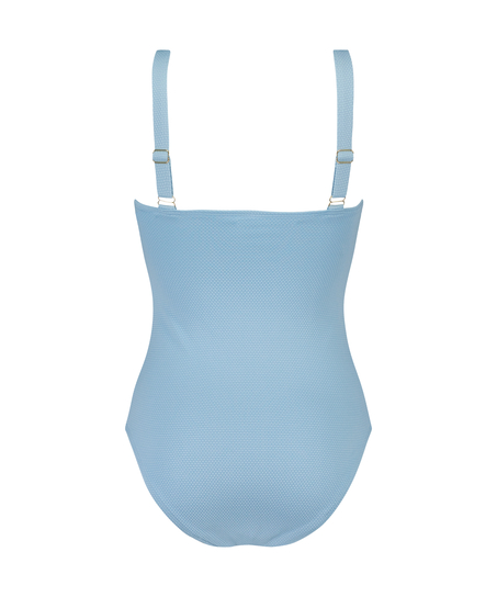 Maillot de bain Shaping Scallop, Bleu