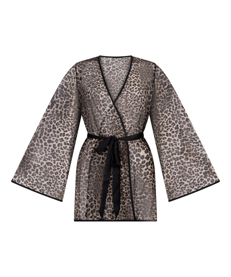 Kimono Leopard, Zwart