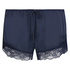Short de pyjama Satin, Bleu