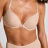 Soutien-gorge &agrave; armatures pr&eacute;form&eacute; Plunge, Beige