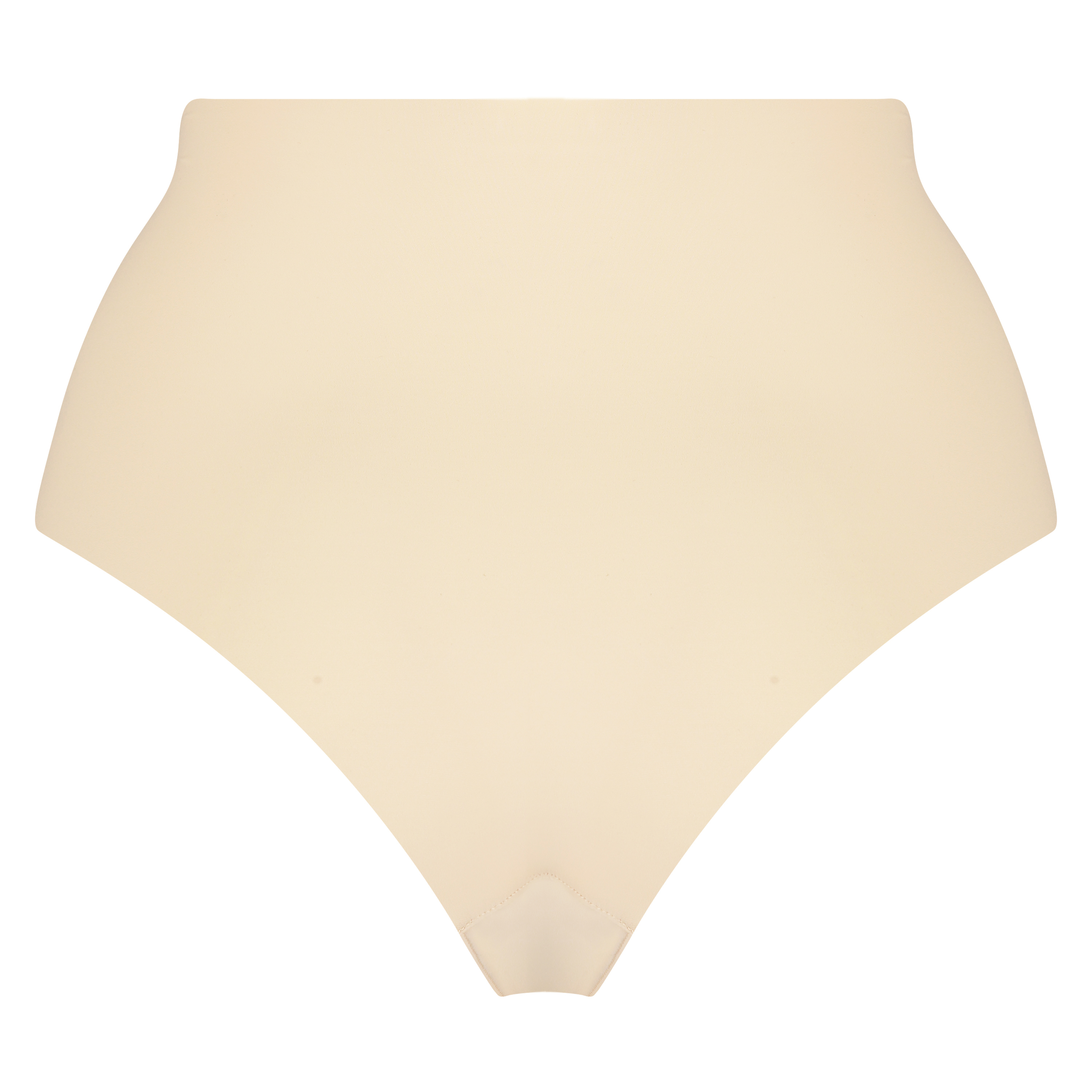 Slip brésilien taille haute Invisible, Beige, main
