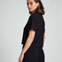 Short Jersey Rib Essential, Zwart