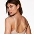 Voorgevormde beugel bh Satin lace, Beige