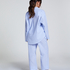 Haut de pyjama en Coton, Bleu