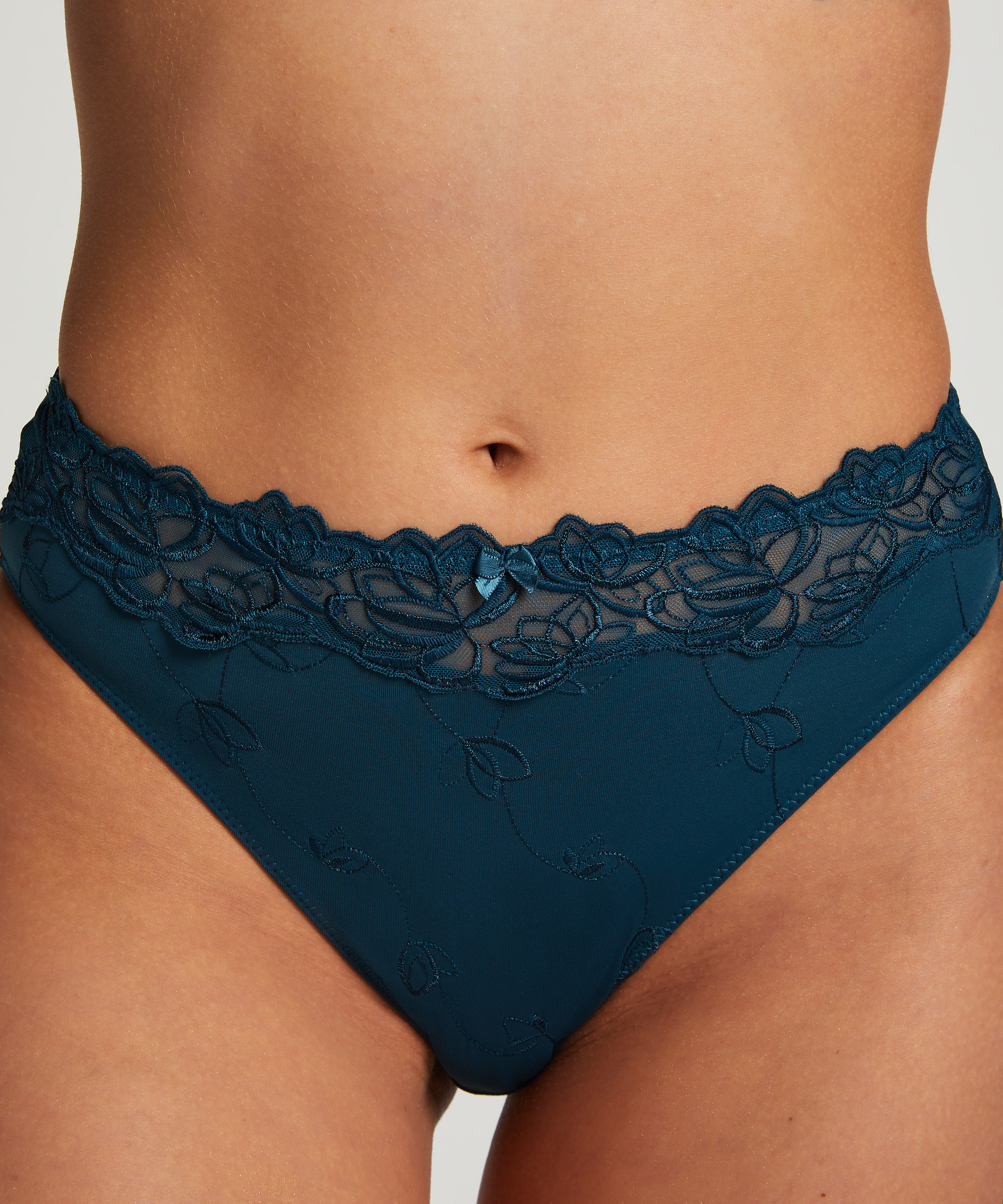Hoge slip Diva, Blauw, main
