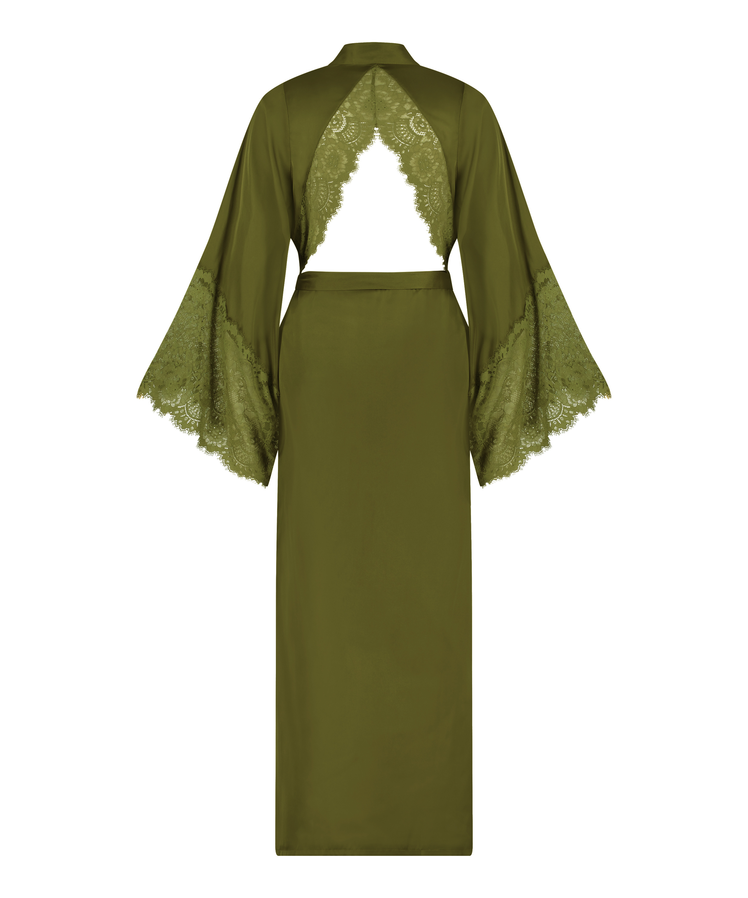 Kimono Satin, Groen, main
