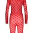 Private playsuit Heart, Rood