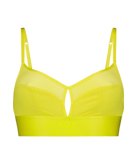 Bustier en maille Flexing, Jaune