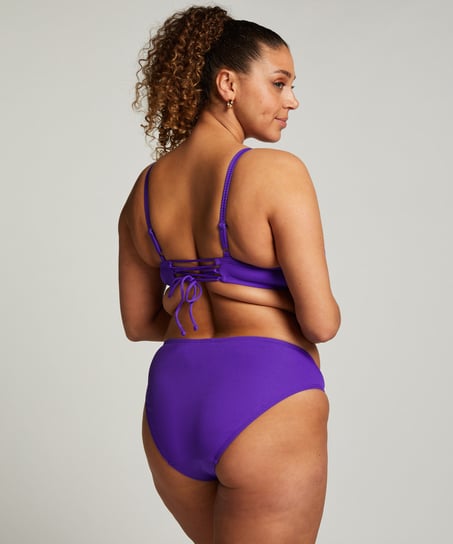 Haut de bikini court Eclipse, Pourpre