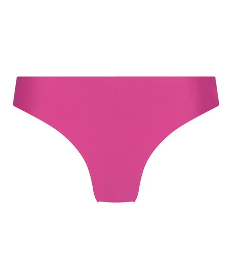 Slip brésilien résille invisible, Rose