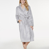 Peignoir Fleece, Gris