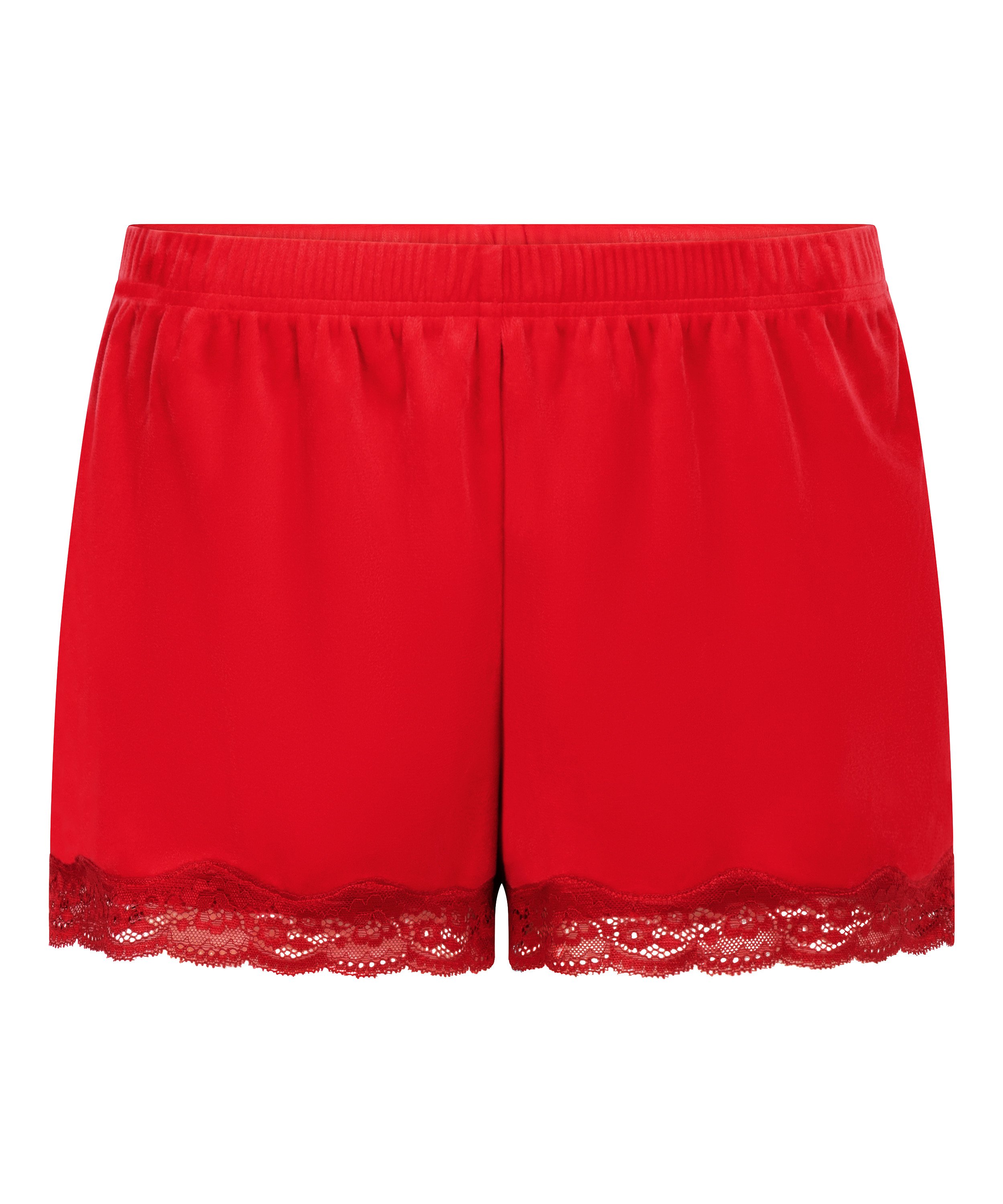 Short Velours Kant, Rood, main