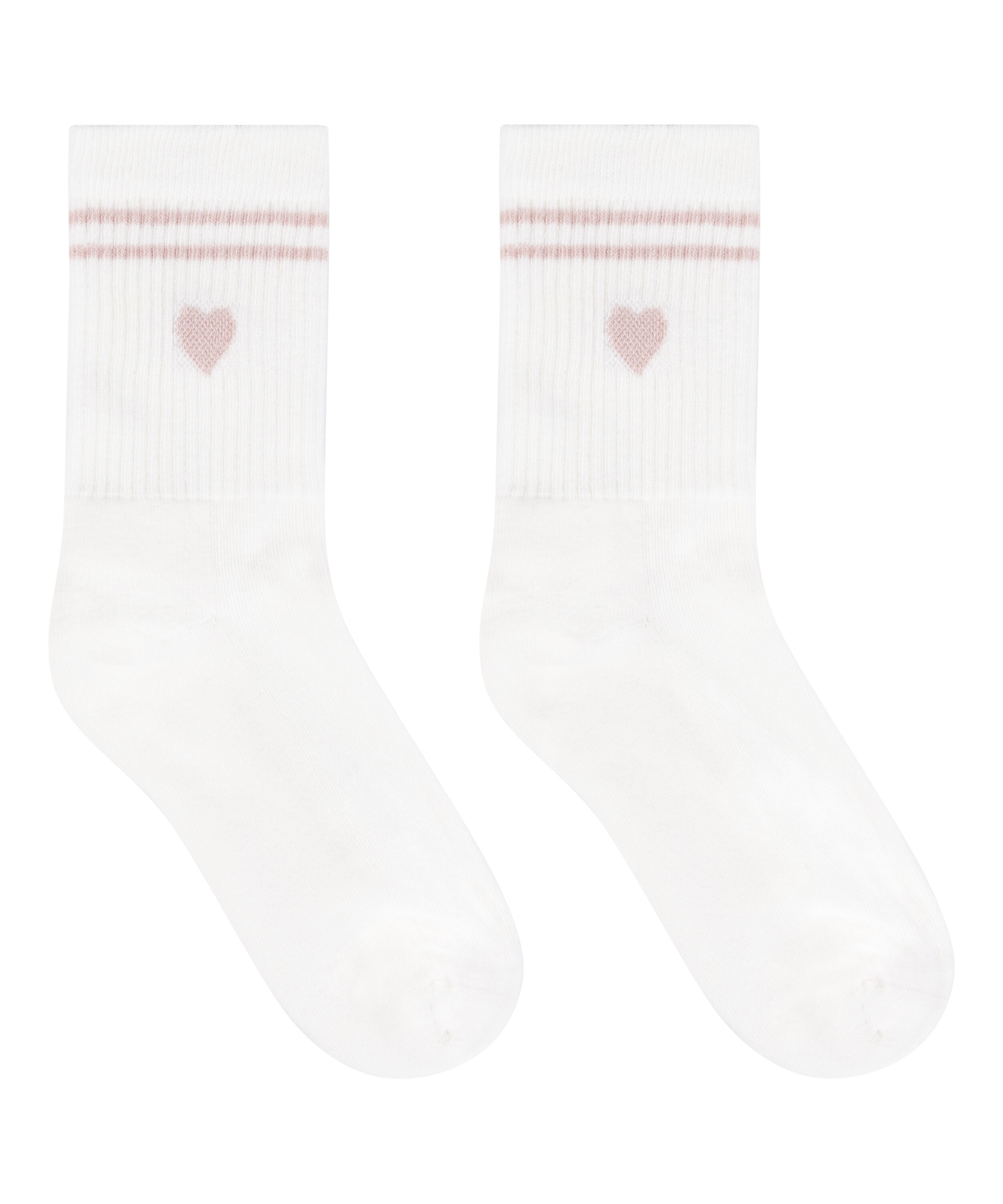 Chaussettes courtes en coton, Blanc