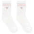 Chaussettes courtes en coton, Blanc