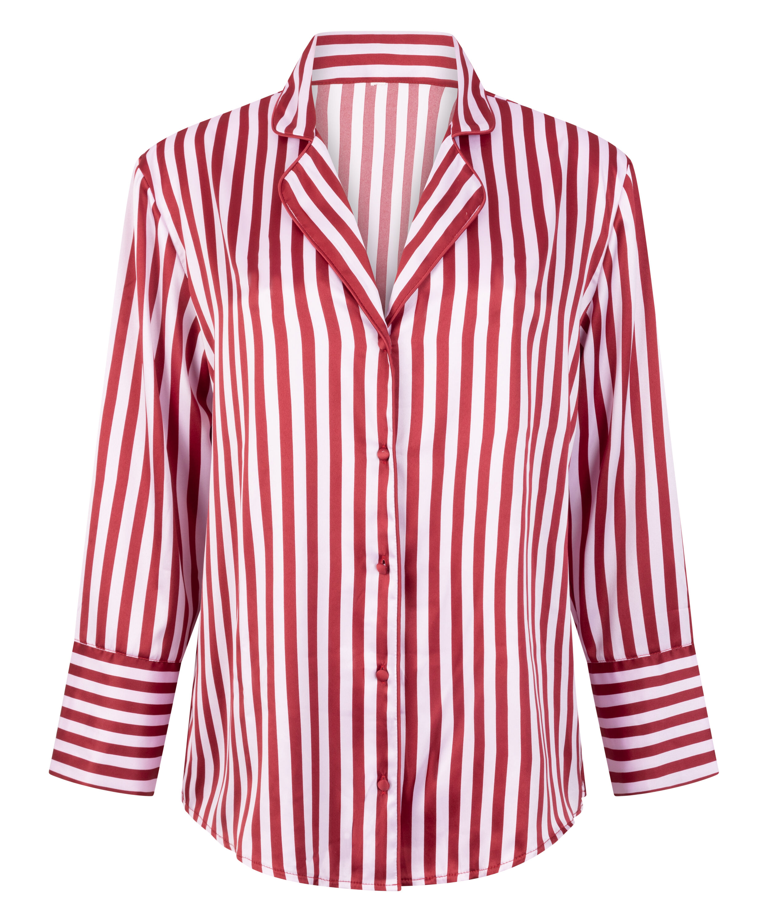 Veste &agrave; manches longues Satin, Rose