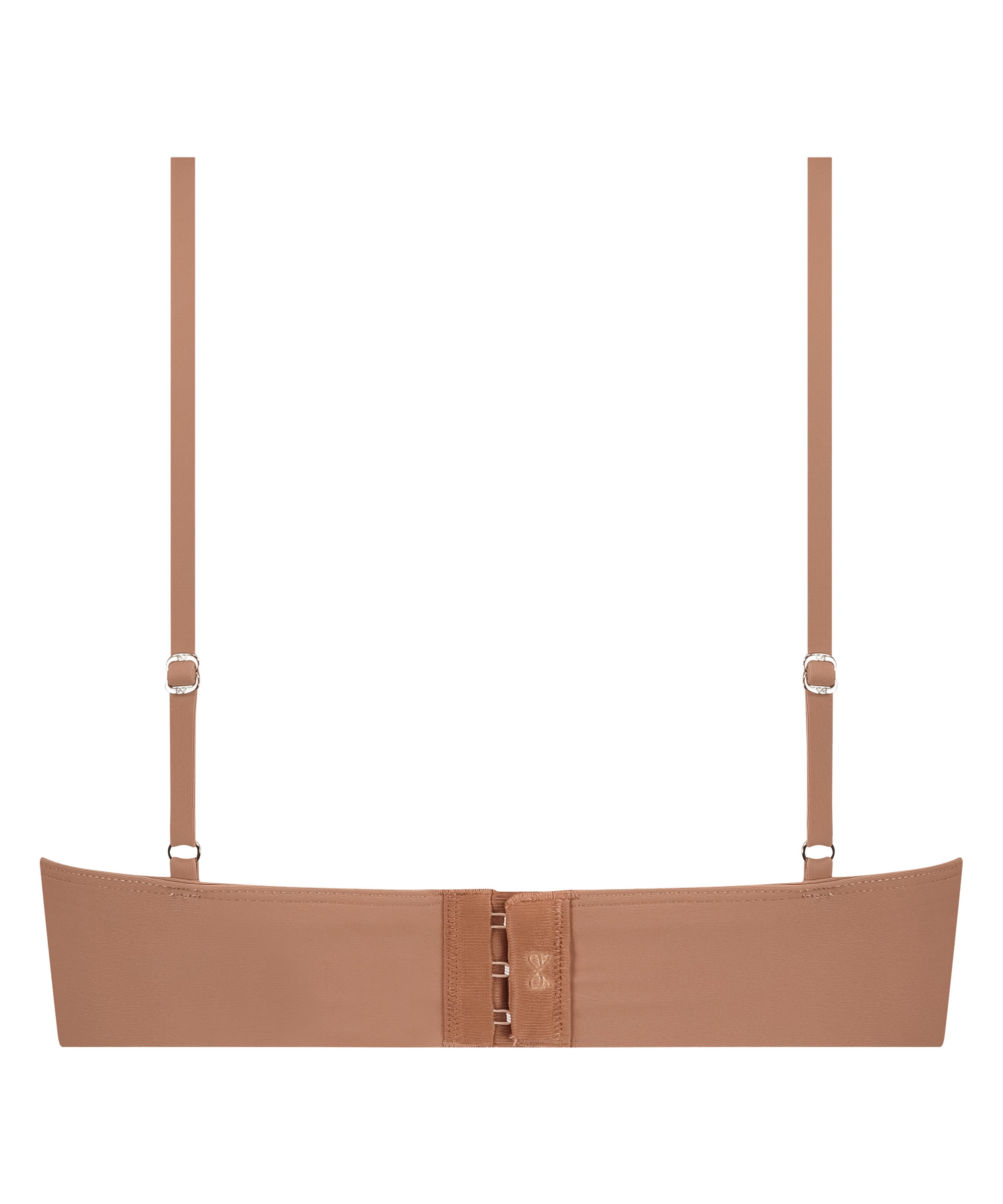 Triangel bralette Smooth, Bruin, main