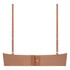 Triangel bralette Smooth, Bruin