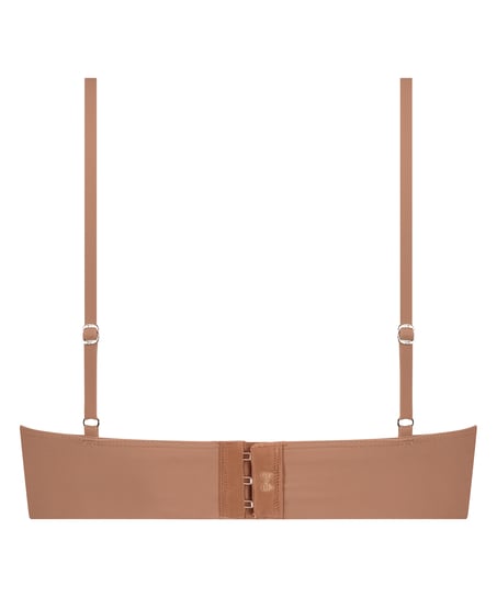 Triangel bralette Smooth, Bruin