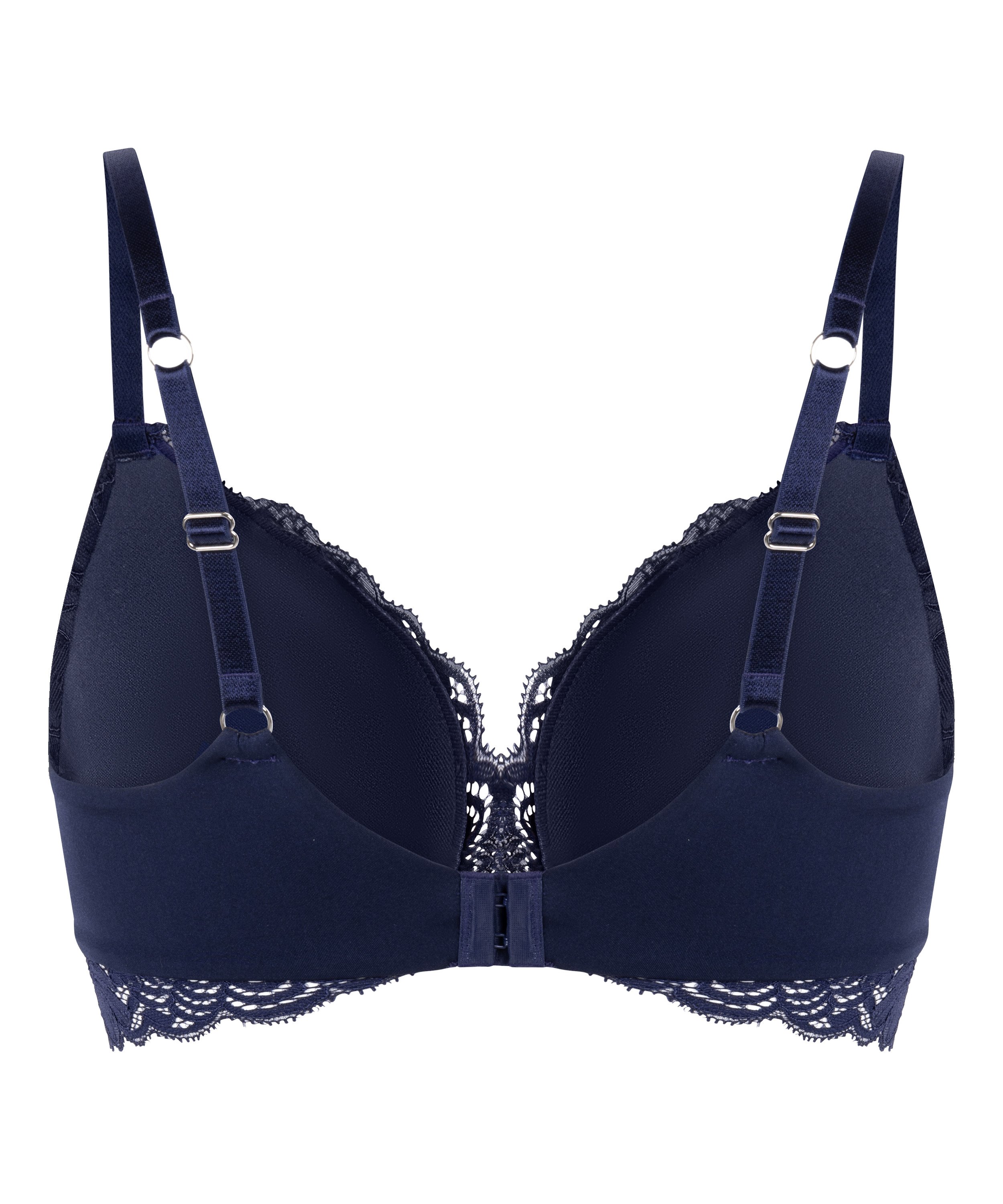 Soutien-gorge sans armatures pr&eacute;form&eacute; Andrea, Bleu, main