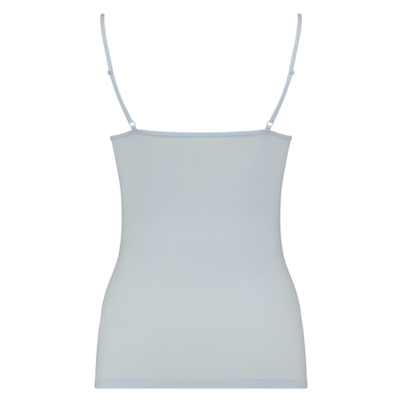 Seamless spaghetti top, Blauw
