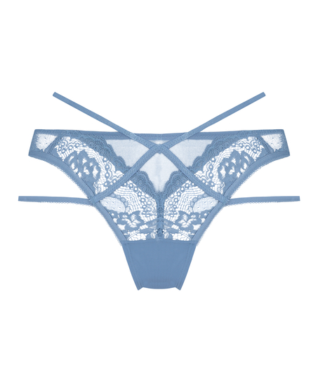 Slip br&eacute;silien Amala, Bleu