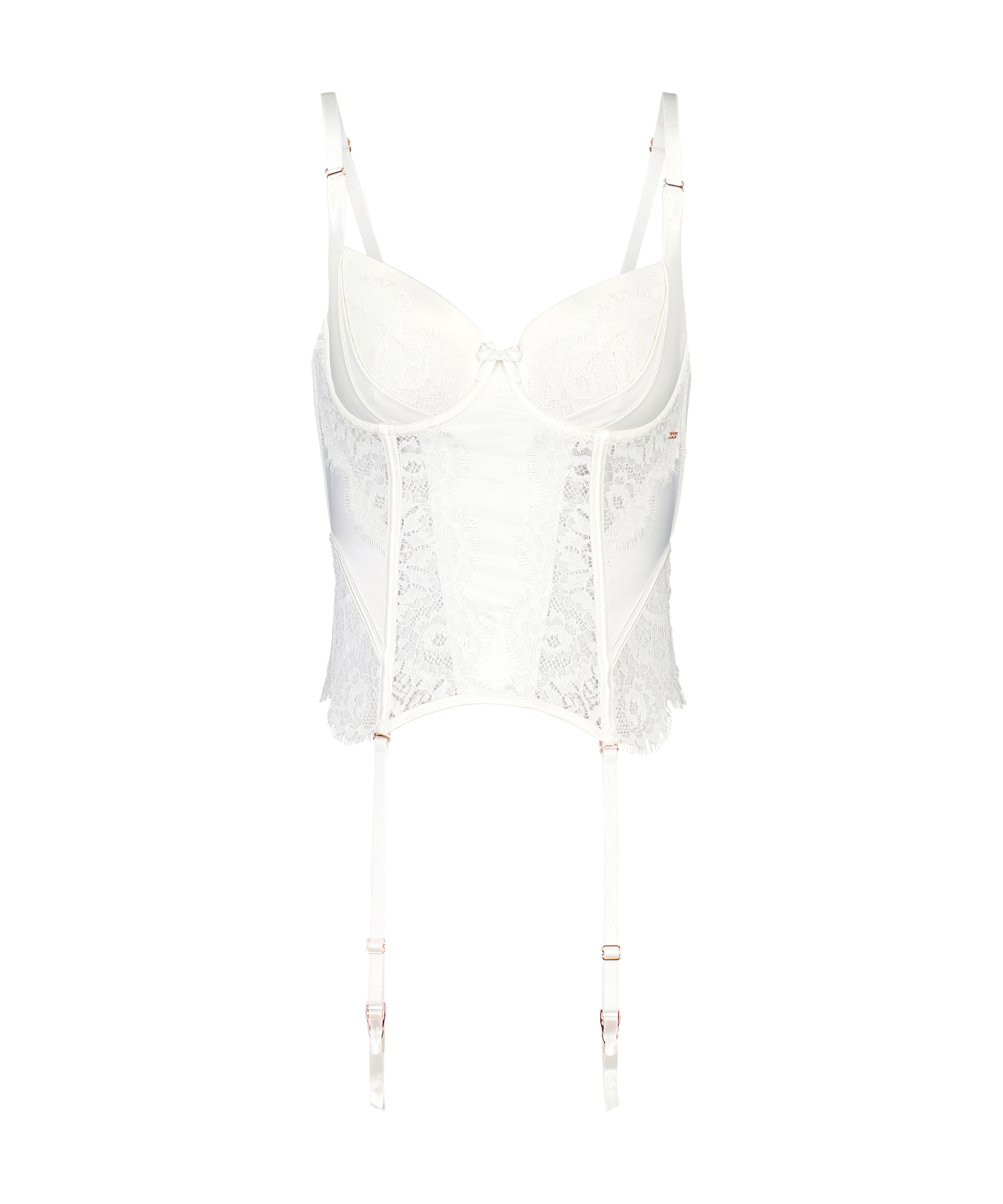 Bustier Hannako, Blanc, main