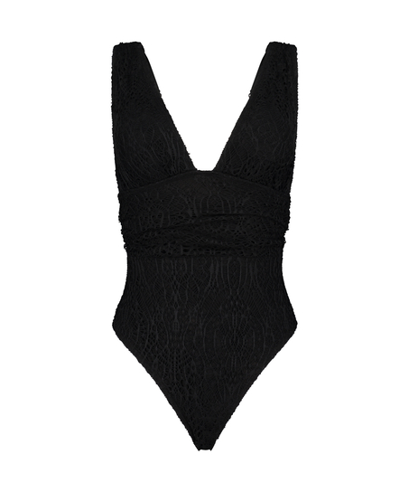 Maillot de bain Crochet, Noir