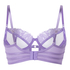 Soutien-gorge &agrave; armatures non-rembourr&eacute; longline Nienke, Pourpre