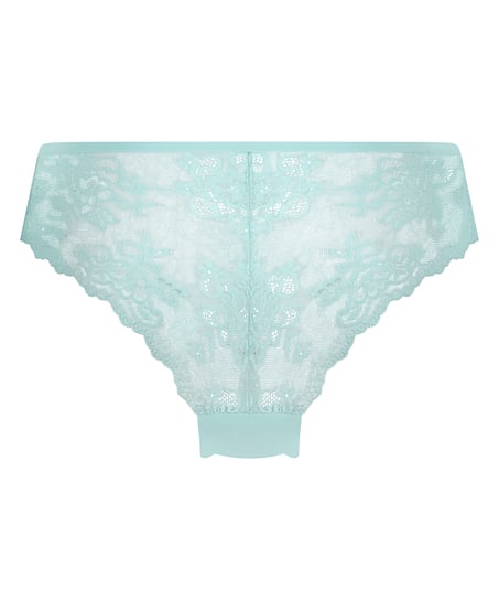 Invisible brazilian Lace Back, Blauw