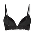 Soutien-gorge à armatures préformé push-up Angie, Noir
