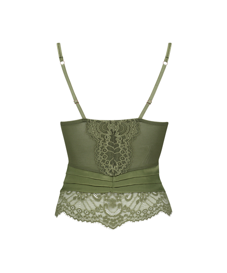 Voorgevormde beugel bustier Amelia, Groen