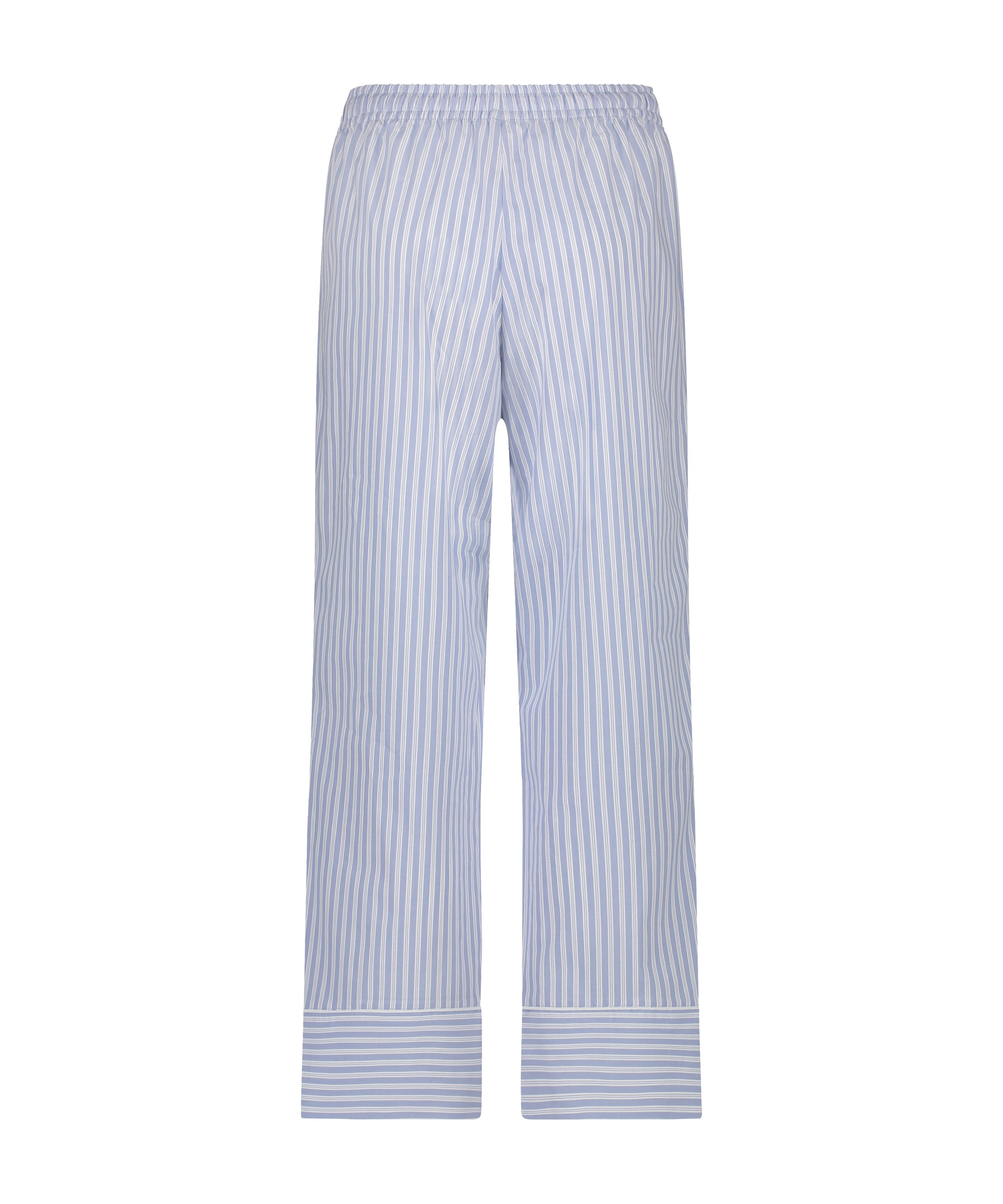 Pantalon de pyjama en Coton, Bleu, main