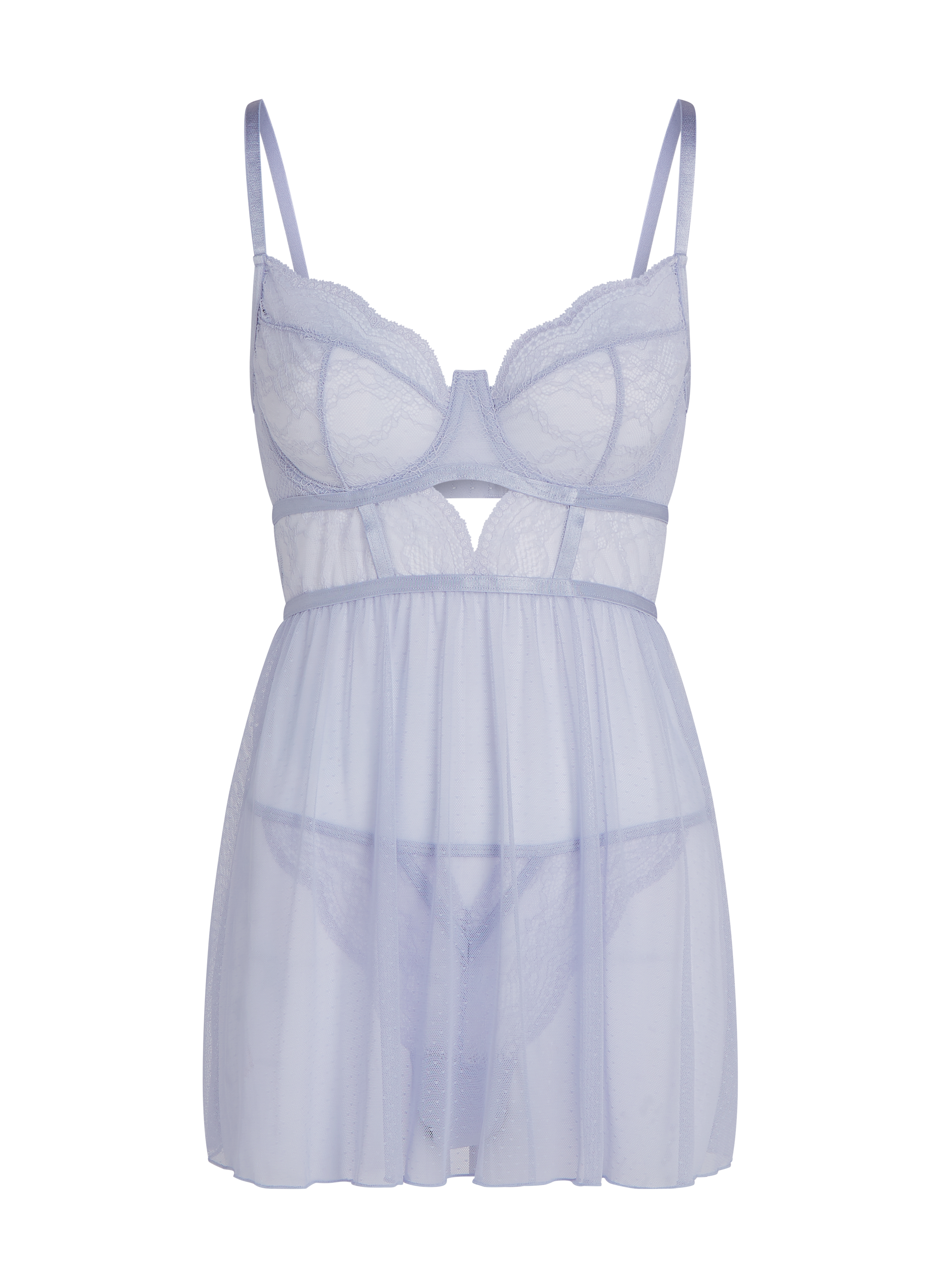 Babydoll Isabelle, Pourpre, main