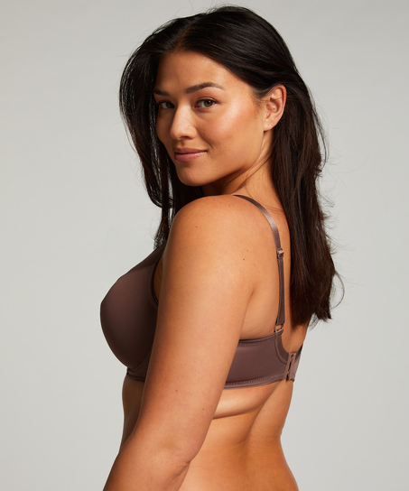 Niet-voorgevormde minimizer beugel bh Nina, Bruin