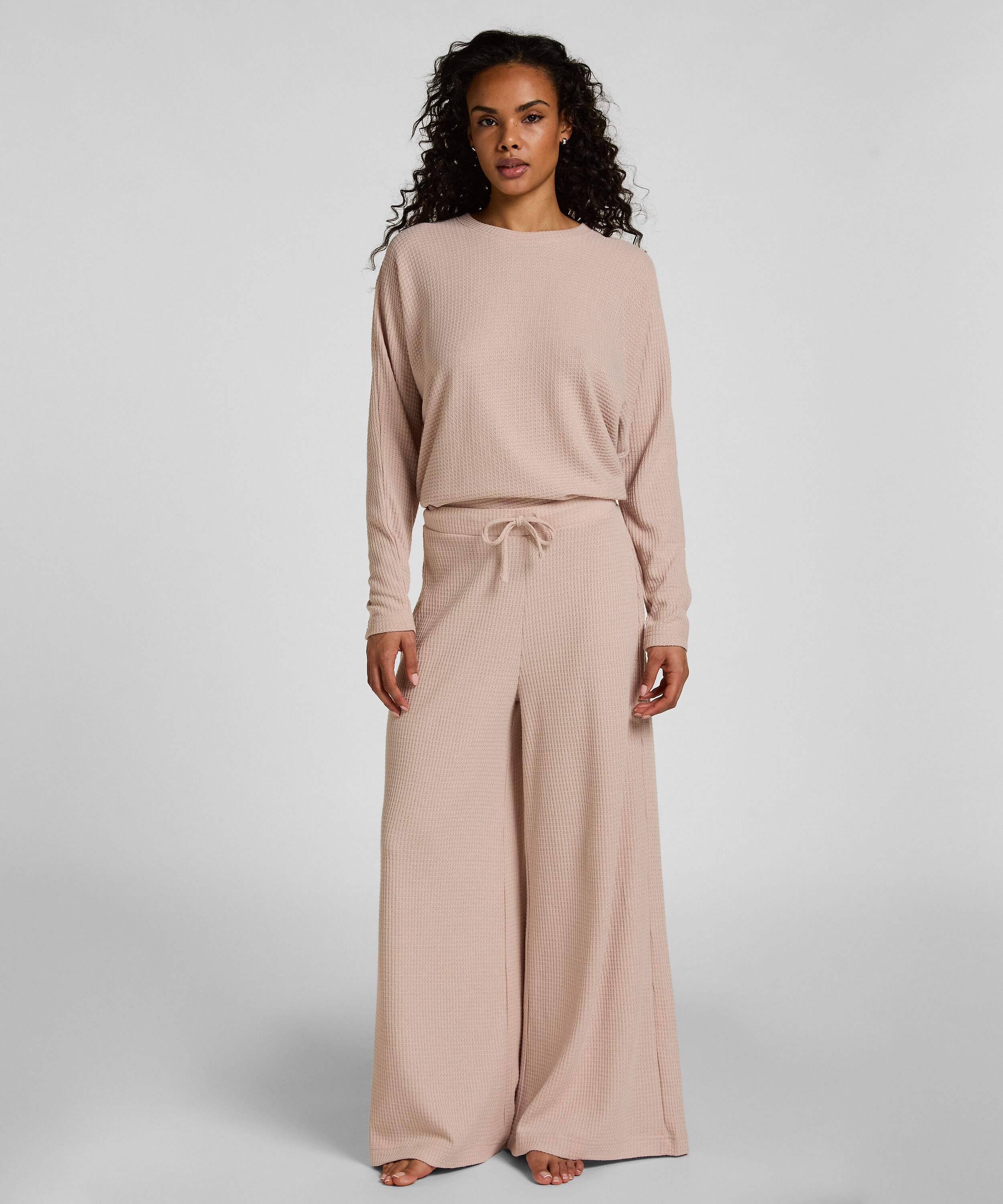 Broek Waffle Tracey, Beige