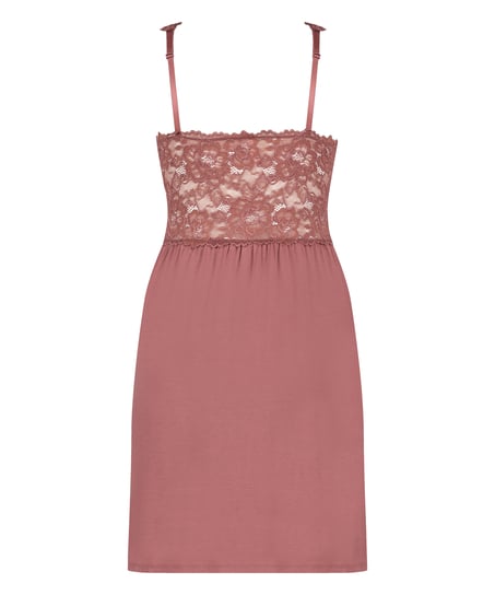Slipdress Nora Lace, Paars