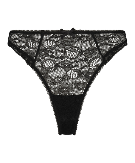 Hoge mini brazilian Riley, Zwart