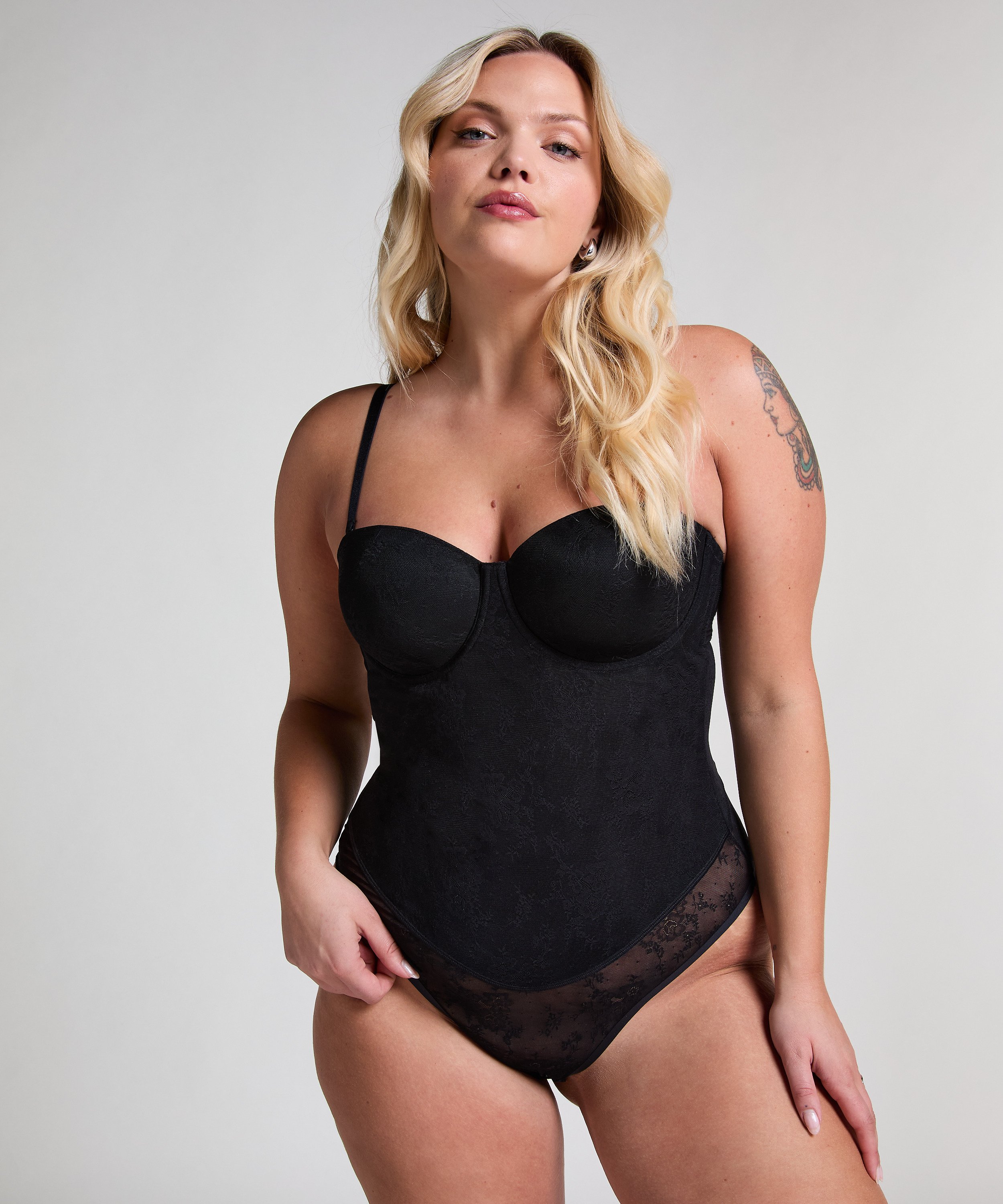 Body Shaping Lace, Noir, main
