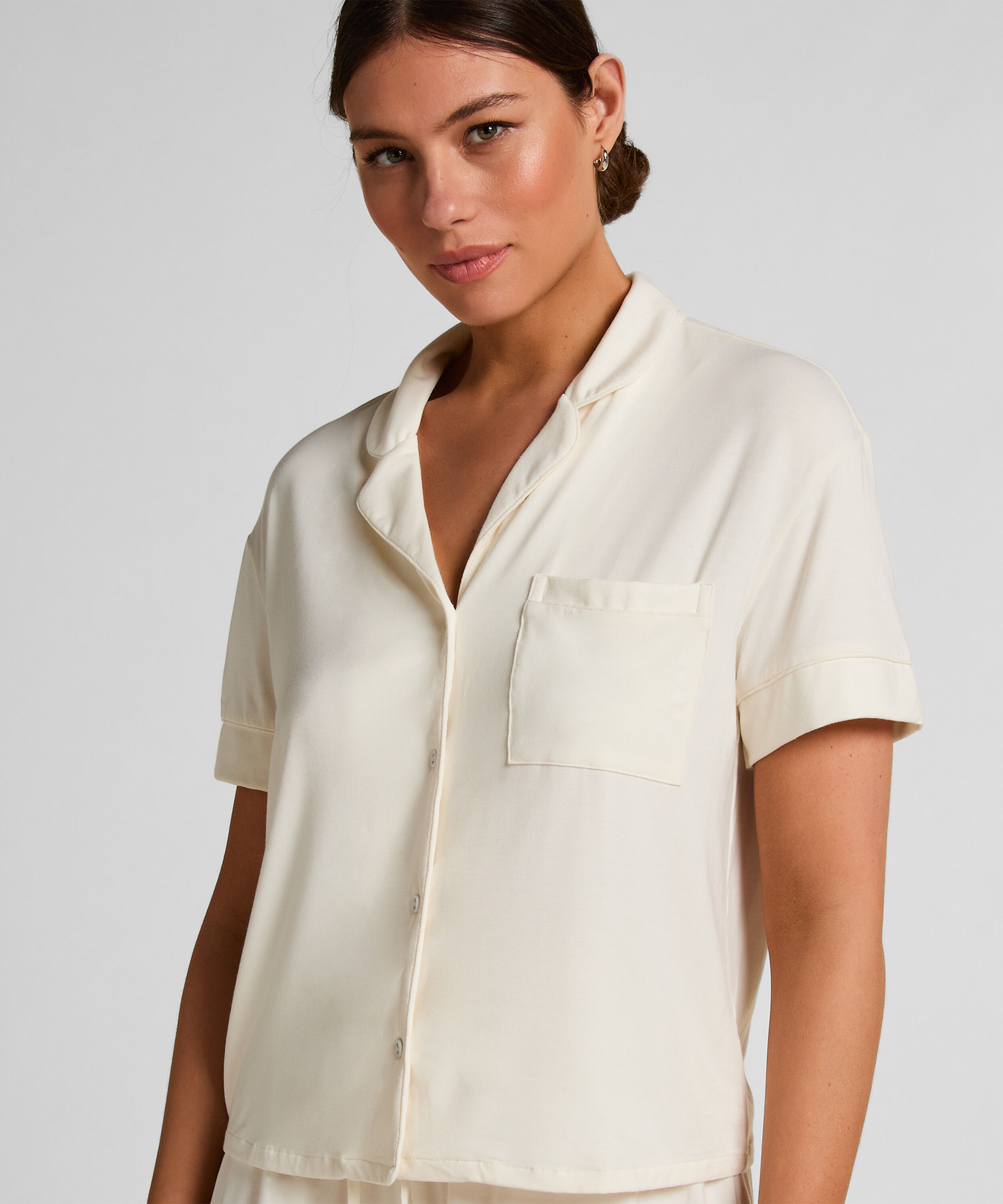 Jacket Jersey Essential, Wit