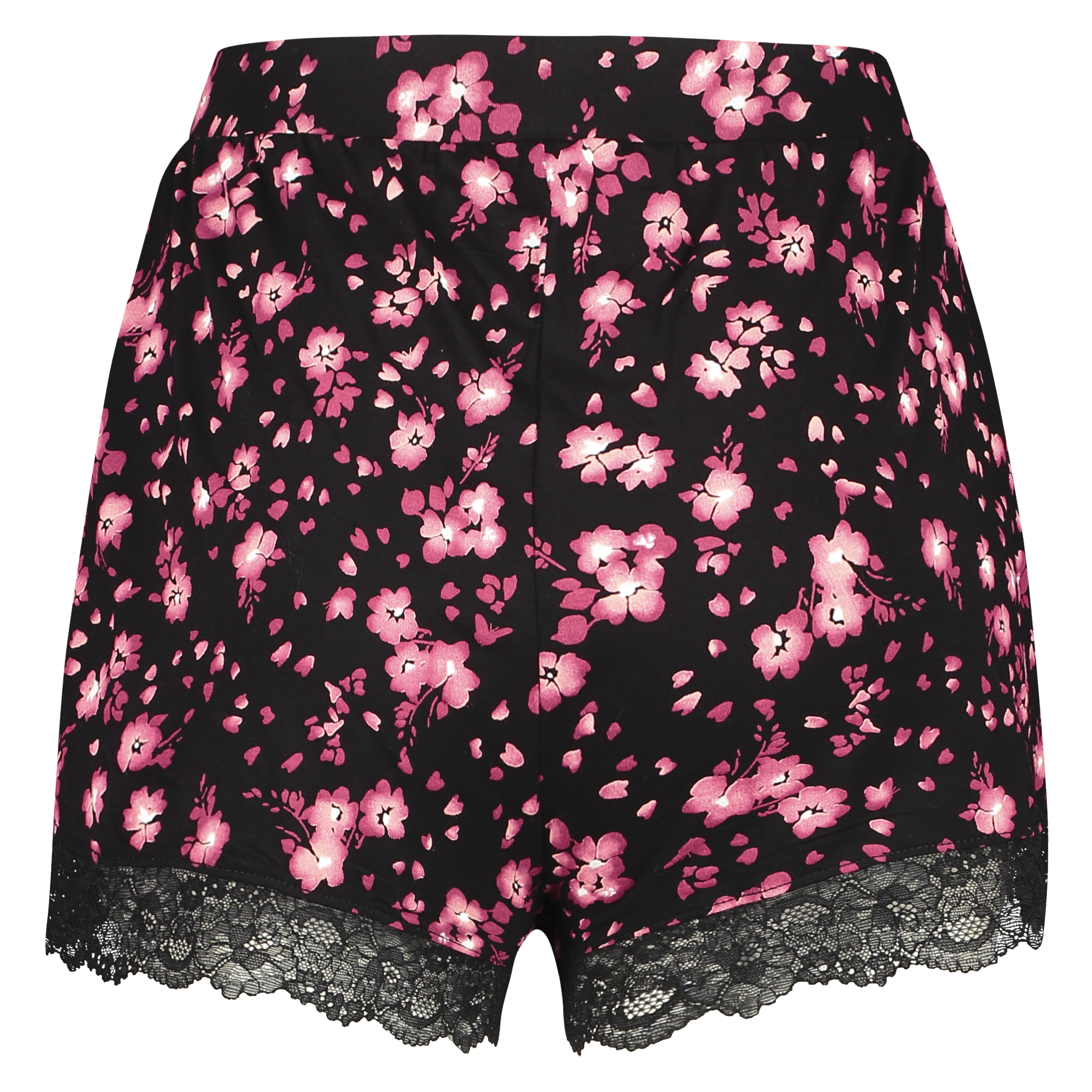 Hoge short Jersey, Zwart, main