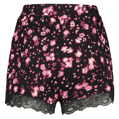 Hoge short Jersey, Zwart