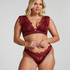Niet-voorgevormde longline beugel bh Zoe, Rood