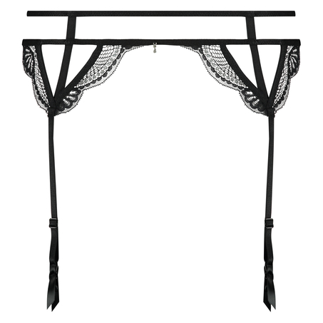 Porte-jarretelles Ziggy, Noir