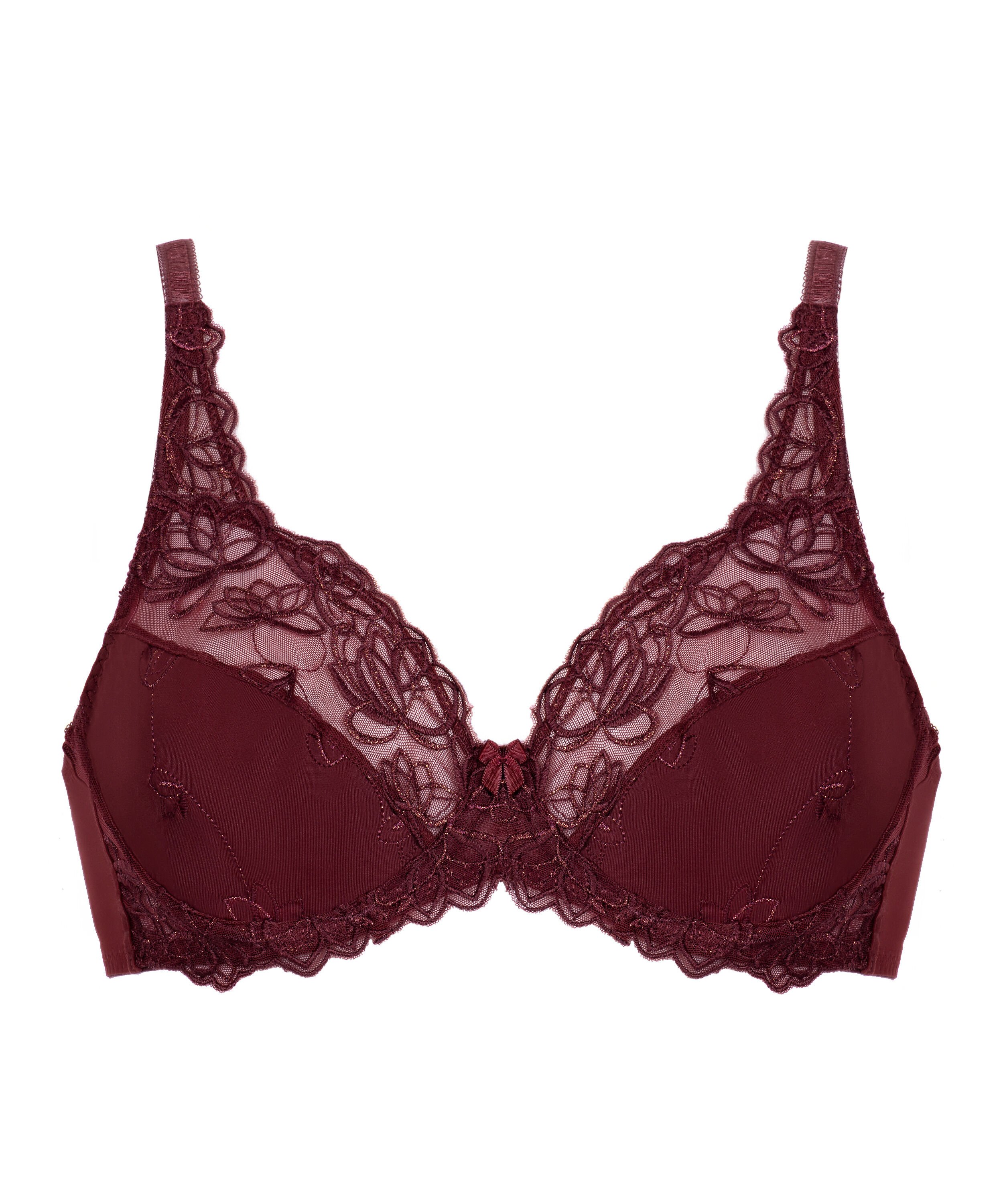Soutien-gorge &agrave; armatures non-pr&eacute;form&eacute; Diva, Rouge