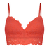 Soutien-gorge pr&eacute;form&eacute; sans armatures longline Shiloh, Rouge