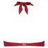 Voorgevormde push-up bikinitop Sunset Dream, Rood