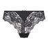 Slip br&eacute;silien jambes hautes Dora, Noir