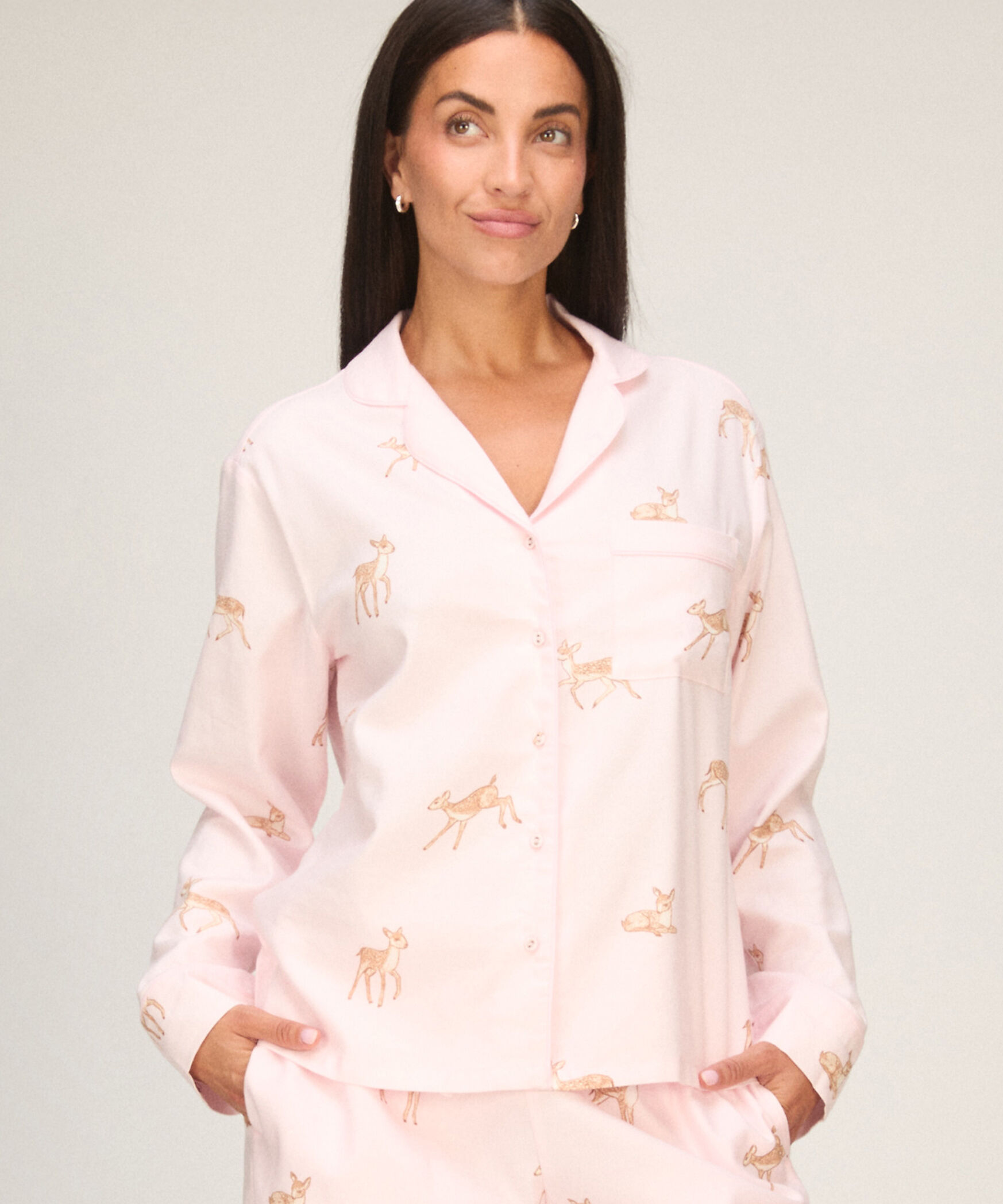 Jacket Longsleeve Woven, Roze