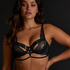 Soutien-gorge Iggy &agrave; armatures pr&eacute;form&eacute; longline, Noir