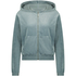 Hoodie jas Velours, Blauw